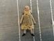 Antique Bisque Jointed Frozen Charlotte Doll. 1 3/4. All Original. Rare