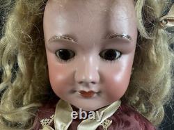 Antique German 25 French SFBJ Crier Marked BodyGautierMolded Eye Brows