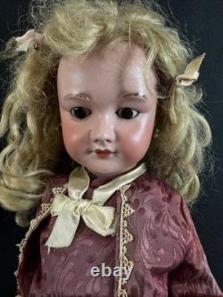 Antique German 25 French SFBJ Crier Marked BodyGautierMolded Eye Brows