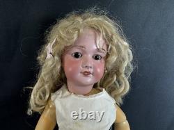 Antique German 25 French SFBJ Crier Marked BodyGautierMolded Eye Brows