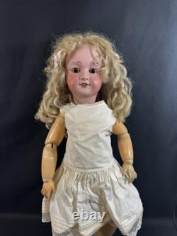 Antique German 25 French SFBJ Crier Marked BodyGautierMolded Eye Brows