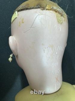 Antique German 25 French SFBJ Crier Marked BodyGautierMolded Eye Brows