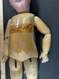 Antique German 25 French SFBJ Crier Marked BodyGautierMolded Eye Brows