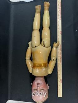 Antique German 25 French SFBJ Crier Marked BodyGautierMolded Eye Brows