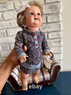 Antique German Heubach Koppelsdorf 342 4/0 Bisque Porcelain Baby Girl Doll c1920