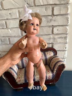 Antique German Heubach Koppelsdorf 342 4/0 Bisque Porcelain Baby Girl Doll c1920