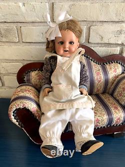 Antique German Heubach Koppelsdorf 342 4/0 Bisque Porcelain Baby Girl Doll c1920