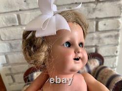 Antique German Heubach Koppelsdorf 342 4/0 Bisque Porcelain Baby Girl Doll c1920