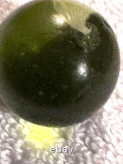 Antique German Marble Corn Husk Almost Mint 1.00 Size Must See