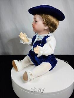 Antique German Revalo Boy on Compo BodyGebruder OhlhaverAdorable Hat & Costume