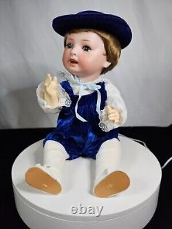 Antique German Revalo Boy on Compo BodyGebruder OhlhaverAdorable Hat & Costume