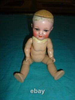 Antique Germany Heubach 342 13/0 Bisque Composition Toddler Body 13 Baby Doll