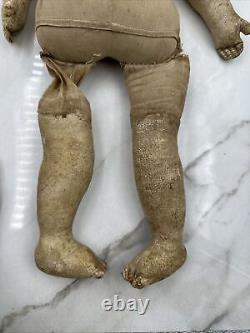 Antique Izannah Walker Cloth Doll Boy