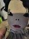 Antique Late 1800s German Doll 18 Leather Jointed Body, Sleepy Eyes, Clothing
