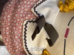 Antique Raggedy Ann Doll with Heart & 1915 Patent Stamp c. 1920s AS IS