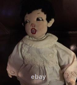 Antq/Vntg Artist RowdyChoir Boy Rag Dolls/ 1938 Norman Rockwell Magazine Pic