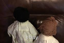 Antq/Vntg Artist RowdyChoir Boy Rag Dolls/ 1938 Norman Rockwell Magazine Pic