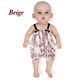 Anzi 18.5 Reborn Baby Dolls Full Silicone Baby Doll Gifts With Drink-wet System