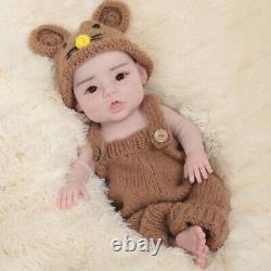 Anzi 18 in Platinum Silicone Girl Doll Silicone Baby Doll Reborn Baby Doll Gift