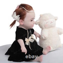 Anzi Newborn Girl 18Realistic Reborn Girl Doll Full Body Silicone Baby doll kid