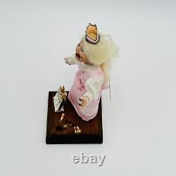 Artisan Halloween Doll Trick Or Treater In Princess Costume Figurine SIGNED