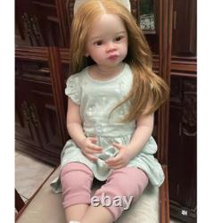 Artist Painted 30 Reborn Baby Doll Finished Toddler Girl Rooted Silver Hair Toy