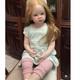 Artist Painted 30 Reborn Baby Doll Finished Toddler Girl Rooted Silver Hair Toy