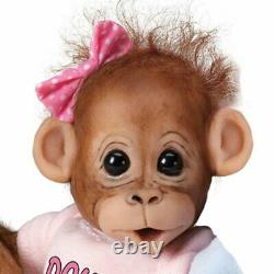 Ashton-Drake Double Trouble Poseable Baby Orangutan Twins by Cindy Sales