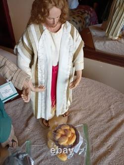 Ashton-Drake doll Miracles of Jesus Multiplying the loaves 19 tall 2 Jesus