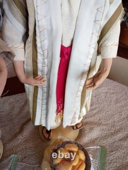 Ashton-Drake doll Miracles of Jesus Multiplying the loaves 19 tall 2 Jesus