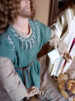 Ashton-Drake doll Miracles of Jesus Multiplying the loaves 19 tall 2 Jesus