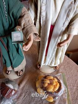 Ashton-Drake doll Miracles of Jesus Multiplying the loaves 19 tall 2 Jesus