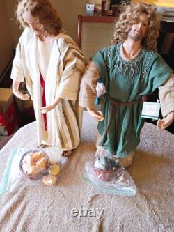 Ashton-Drake doll Miracles of Jesus Multiplying the loaves 19 tall 2 Jesus