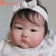 Asian Face Reborn Baby Doll Single Eyelid With Short Hair Cloth Body