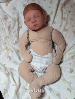 Authentic hand painted reborn cuddle baby Erin Secrist
