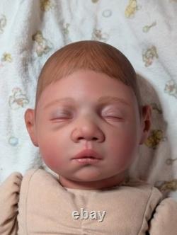 Authentic hand painted reborn cuddle baby Erin Secrist