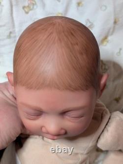 Authentic hand painted reborn cuddle baby Erin Secrist