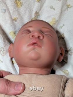 Authentic hand painted reborn cuddle baby Erin Secrist