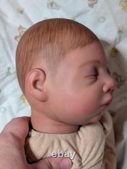 Authentic hand painted reborn cuddle baby Erin Secrist