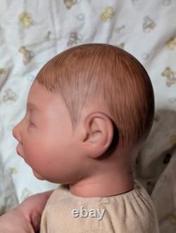 Authentic hand painted reborn cuddle baby Erin Secrist