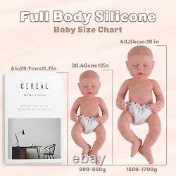 BABESIDE Reborn Baby Dolls Girl Lucy Full Silicone Body Realistic-Newborn Dolls