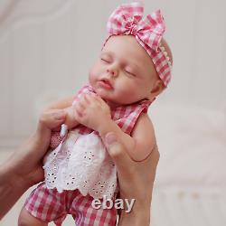 BABESIDE Reborn Baby Dolls Girl Lucy Full Silicone Body Realistic-Newborn Dolls