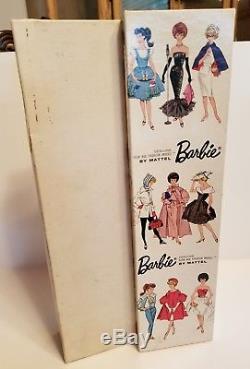 BARBIE 1962 VINTAGE RARE REDHEAD SWIRL PONYTAIL MINT WithWRIST TAG BOX & STAND