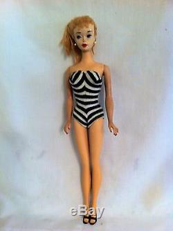 Barbie #3 Vintage 1960 Mattel Fashion Doll