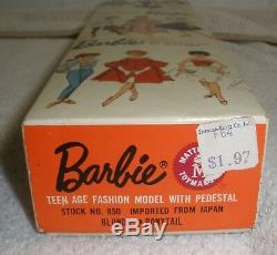 BARBIE Lemon Blonde #850 PONYTAIL COMPLETE with BOX Collectors Quality Condition