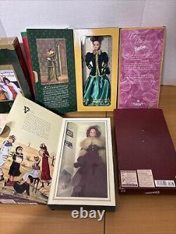 BARBIE NIB Lot Of 8 Yuletide Romance Holiday Memories Victorian Elegance & More