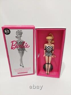 BARBIE SIGNATURE 75th ANNIVERSARY GOLD LABEL SILKSTONE BODY DOLL #GHT46 MATTEL