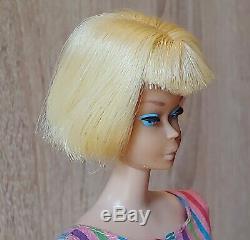 BARBIE Vintage American Girl Lt Blonde Body Excellent No PlayIndented Patent