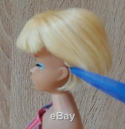 BARBIE Vintage American Girl Lt Blonde Body Excellent No PlayIndented Patent