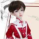 Bjd 1/4 Doll Boy Male Msd Eyes Face Make Up Wig Shoes Resin Figures Toys Gift